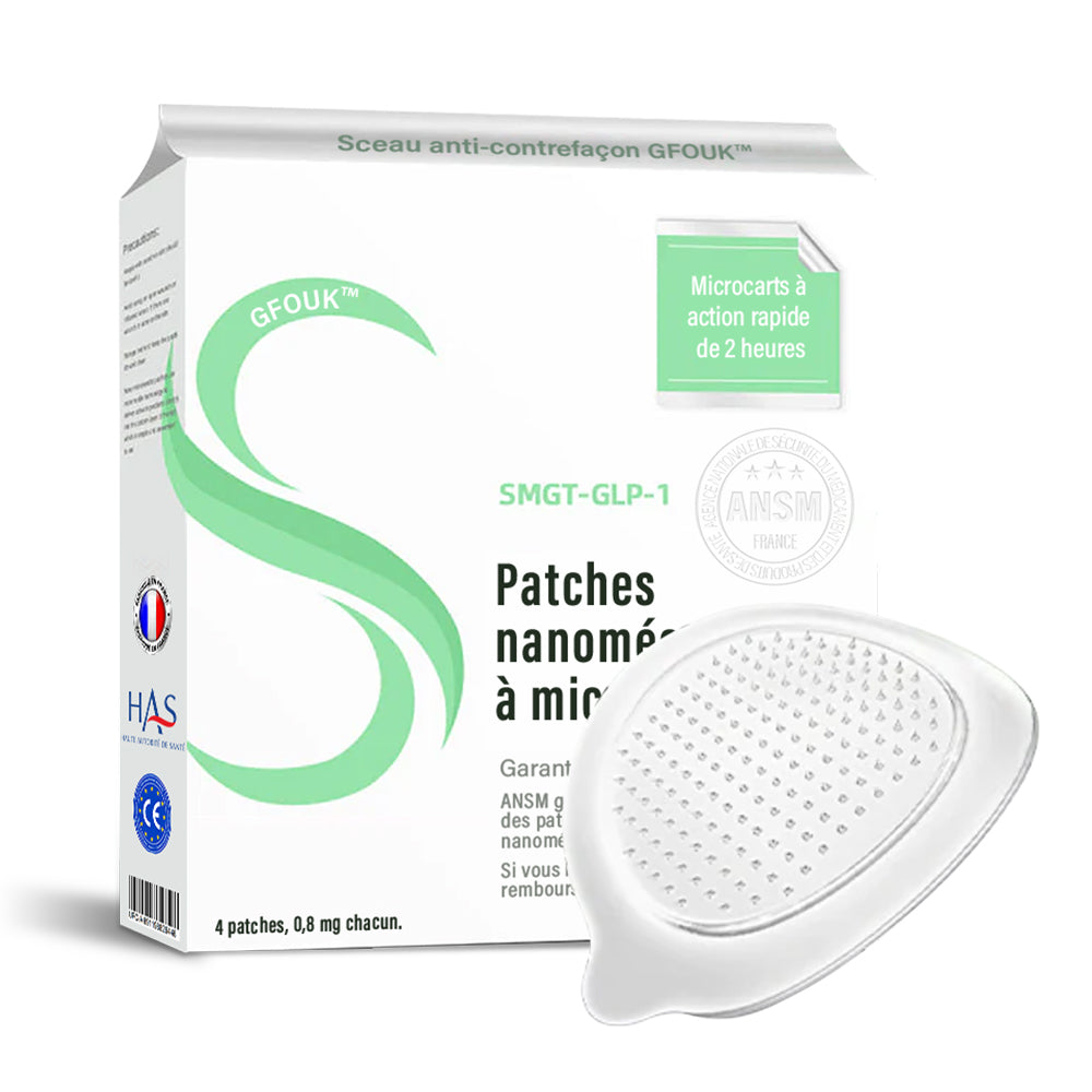 [Voir les résultats en 7 jours] ✅Patch Nano Microneedle GFOUK™ SMGT-GLP-1 ✅Approuvé par le CE (Indolore, longue durée, traite le diabète, l'obésité et les maladies cardiovasculaires)